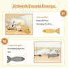 3 Pcs Catnip Toys Fish Cat Toys Self Play Cat Toys For Indoor Cats And Kitten Catnip Cat Toy Interactive Kitten Exercise Kicker Toys For Indoor Cats
